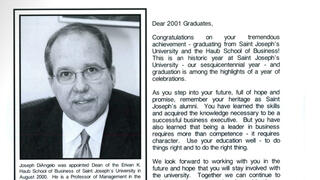 Joe DiAngelo in 2001 Yearbook