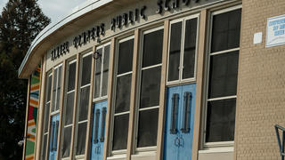 Front Entrance of Gompers School