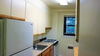 kitchen inside merion gardens apartments in philadelphia, pa