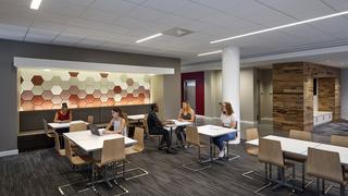 Lobby of the Living & Learning Commons.