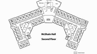 mcshain hall floor map