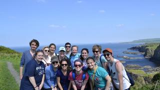 saint joseph's university students during a study tour to ireland