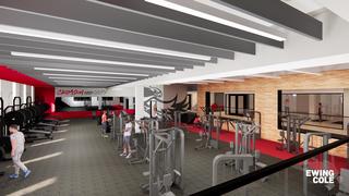 Fitness and Recreation Center cardio area.