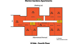 merion gardens floor map
