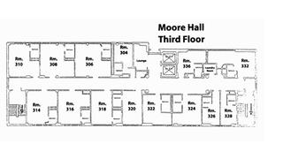 moore hall floor map