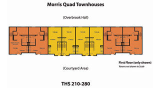 floor map of morris quad townhouses at saint joseph's university