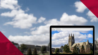 Unlimited Learning Series with Barbelin tower on a laptop screen