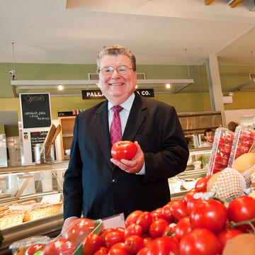 John Stanton in food store