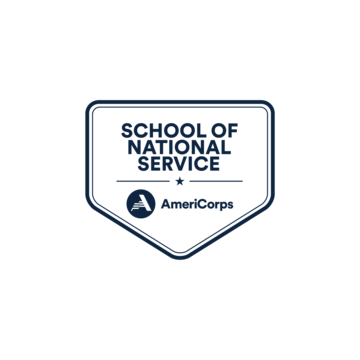 School of National Services by AmeriCorps badge