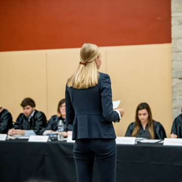 Mock trial for pre-law students