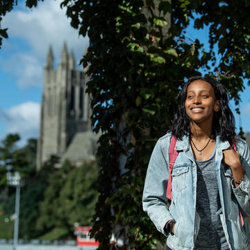Transfer Student Standing at Saint Joseph's University