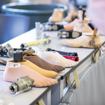 Prosthetics in a facility