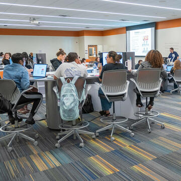 Students in classroom at Saint Joseph's Lancaster location