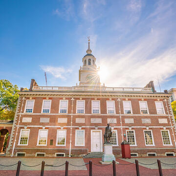 Large red brick building