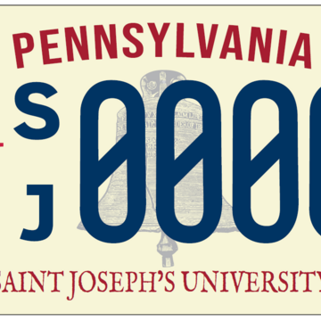 SJU Liberty Bell License Plate