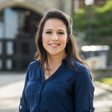 smiling female student