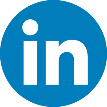linkedin circular icon