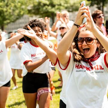 Orientation Leaders Smiling