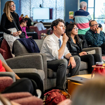 Teachers sitting in a lounge