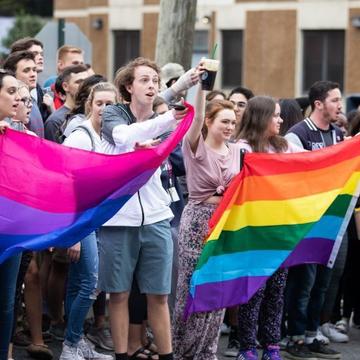 SJU Pride parade
