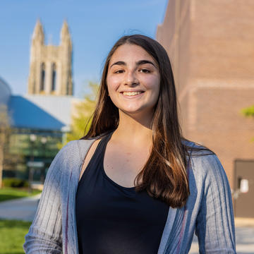 Ashely Radell '24 is a Saint Joseph's University food marketing major. 