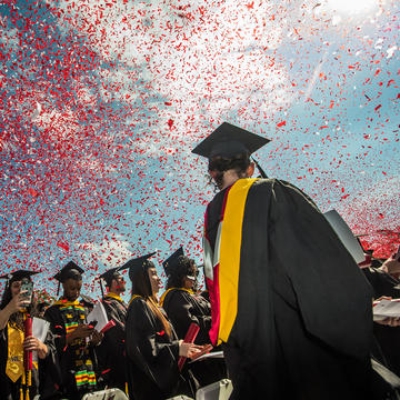 Saint Joseph's University Commencement students
