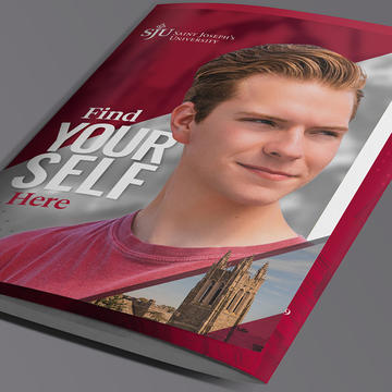 Travel brochure from Saint Joseph's University