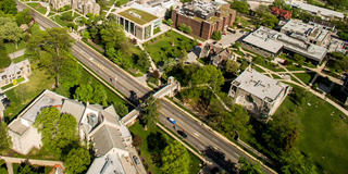 Saint Joseph's University aerial campus 