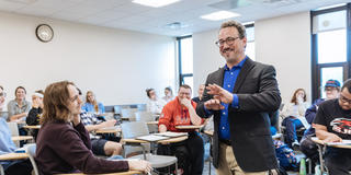 Saint Joseph's University faculty member teaching students