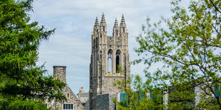 Barbelin Tower from McShain Bridge