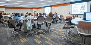 Students in classroom at Saint Joseph's Lancaster