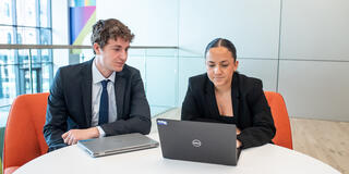 colleagues at table working