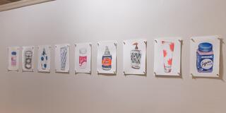Drawings on a wall