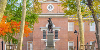 The rear of Independence Hall, Philadelphia