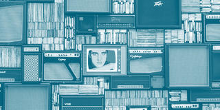 TV's with various images