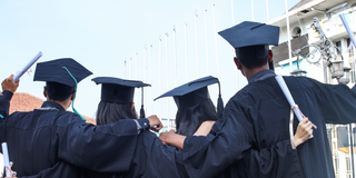 Photo of high school graduates