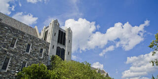 Outside of Mandeville Hall