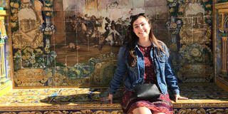 saint joseph's university female student studying abroad