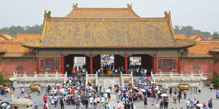 Chinese temple during a study abroad tour in China