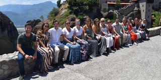 saint joseph's university students during a study abroad trip