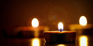 candles in the dark
