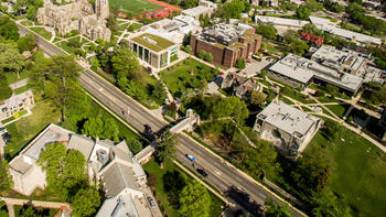Saint Joseph's University aerial campus