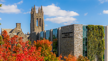 Fall campus beauty shot