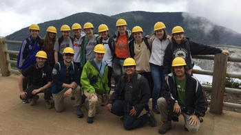 saint joseph's university students during a costa rica study tour