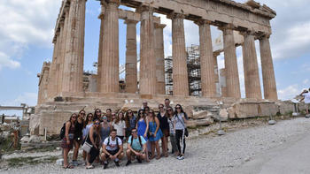 saint joseph's university students abroad during a summer program