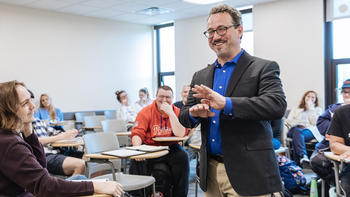 Saint Joseph's University faculty member teaching students