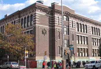 Photo of the Lowell Elementary school in Philadelphia