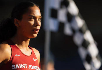 Olivia Wojtowicz in track uniform
