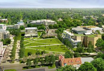 Rendering of future Saint Joseph's quad