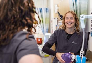 SJU Nursing students